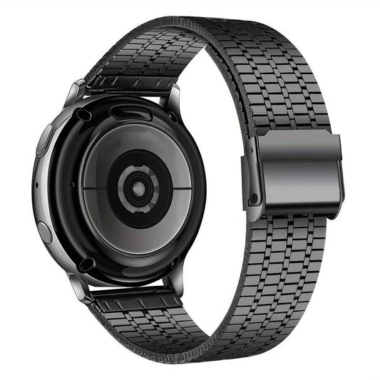 Dark Raven Stainless Steel Watch Strap - Samsung